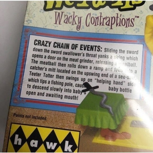 Weird-Ohs Wacky Contraption Model Kit 15985 Gadget For Bottle Feeding The Baby - Picture 7 of 7